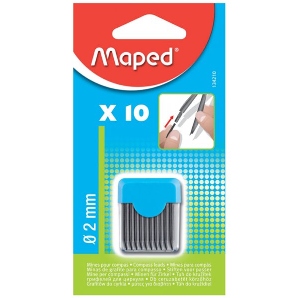 Recharge pour pingles Fit - Maped - 10 pcs pointe 2 mm