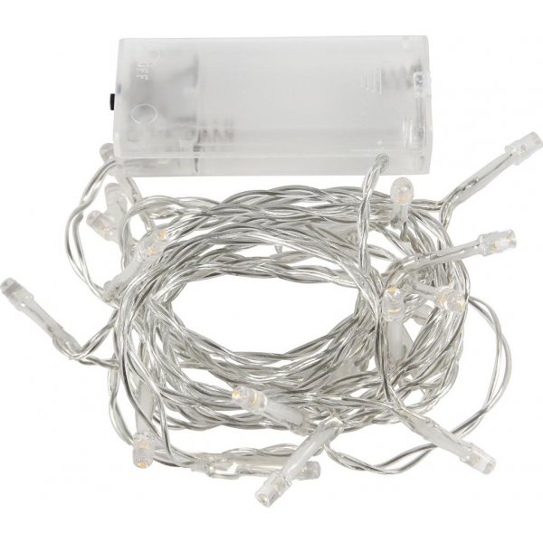 Guirlande lumineuse LED - transparente - 3,15 m