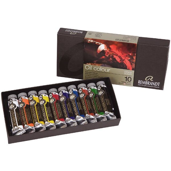 Peinture à l\\\'huile Rembrandt en kit de démarrage - 10 pcs Peinture à l\\\'huile Rembrandt en kit de démarrage - 10 pcs