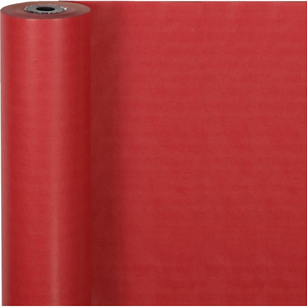 Papier cadeau - rouge - 100 m