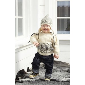 Patron tricot - Cardigan, pull et poncho avec lamas, bonnet et chaussettes Patron tricot - Cardigan, pull et poncho avec lamas, bonnet et chaussettes