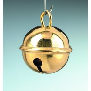 Petites cloches rondes 24 mm - laiton doré 3 pcs. Petites cloches rondes 24 mm - laiton doré 3 pcs.