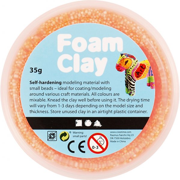 Foam Clay - orange fluo - 35 g