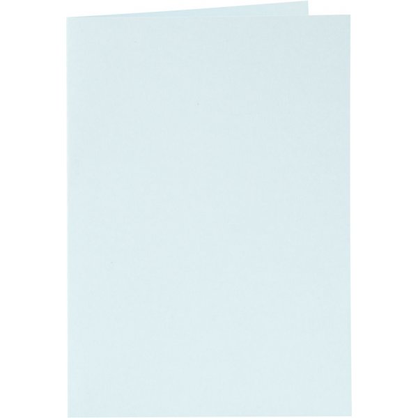 Cartes et enveloppes - bleu clair 11,5 x 16,5 cm - 6 sets Cartes et enveloppes - bleu clair 11,5 x 16,5 cm - 6 sets