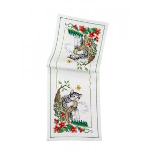 Kit de broderie Runner - Repos dans l'arbre Kit de broderie Runner - Repos dans l'arbre