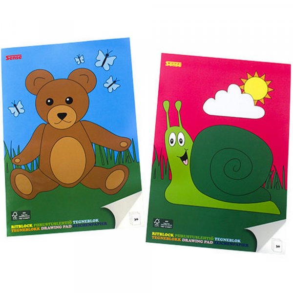 Bloc  dessin A4 Sense - 30 feuilles