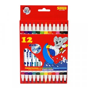 Stylos fibre Double pointe Sense - 12 stylos Stylos fibre Double pointe Sense - 12 stylos