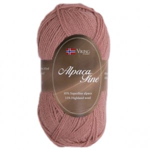 Fil Viking Alpaca Fine 50g - Rose (609) Fil Viking Alpaca Fine 50g - Rose (609)