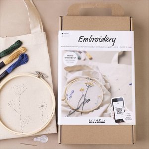 Commencez Kit DIY Broderie - Fleurs Commencez Kit DIY Broderie - Fleurs