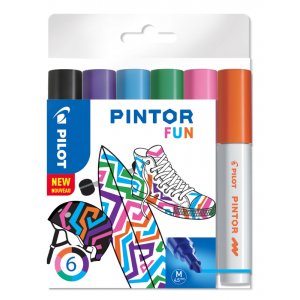 Set de crayons fibre Pilot Pintor (Fun Mix) - Moyen Set de crayons fibre Pilot Pintor (Fun Mix) - Moyen
