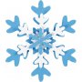 Poinons couche sur couche - Flocon de neige - 3 pcs
