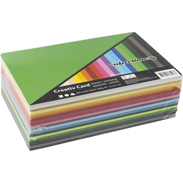Creativ Carton - couleurs mlanges - A5 - 300 pcs