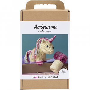 Kit DIY amigurumi licorne couleurs arc-en-ciel - 1 paquet. Kit DIY amigurumi licorne couleurs arc-en-ciel - 1 paquet.
