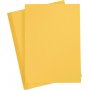 Carton color - jaune soleil - A4 - 180 g - 20 feuilles
