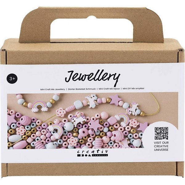 Mini bijoux DIY Mix - couleurs pastel