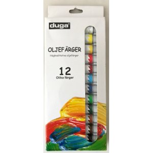 Coffret de 12 huiles colorées de 12 ml Coffret de 12 huiles colorées de 12 ml