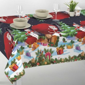 Toile cirée - Noël 1 Toile cirée en mélange PVC Toile cirée - Noël 1 Toile cirée en mélange PVC