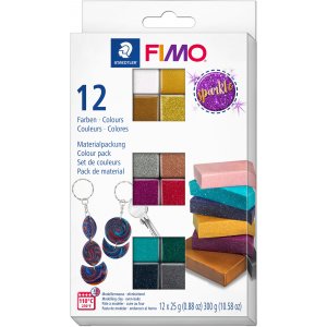 Ensemble Fimo effet paillet�