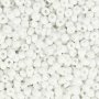 Perles de rocaille - blanches - 25 g