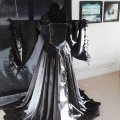 Image client Tissu Satin Noir - 150 cm