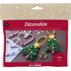 Mini kit DIY - C?urs et sapins de Noël Mini kit DIY - C?urs et sapins de Noël