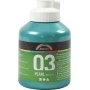 Peinture scolaire Acrylique - Mtallis - vert - mtallis - 500 ml