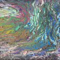 Image client Peinture acrylique Sennelier Abstrait 120ml - Vert Fluo (895)