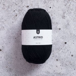 Astrid 50g - Noir Astrid 50g - Noir