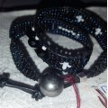 Image client Perles en tige 6,8 x 2,2 mm - mélange bleu 13 g couleur arc-en-ciel