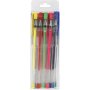 Stylos  bille gel - couleurs mlanges - 10 pcs