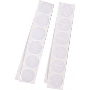 Velcro rond blanc 20 mm 12 jeux autocollants Velcro rond blanc 20 mm 12 jeux autocollants