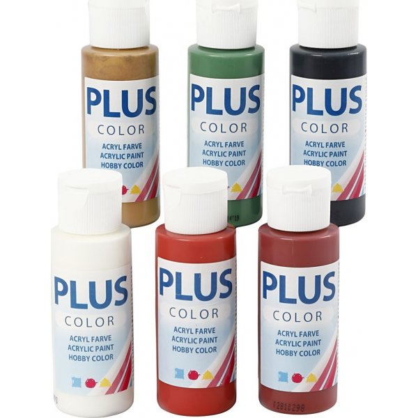 Peinture Plus Color Hobby - Couleurs de Nol - 6 x 60 ml