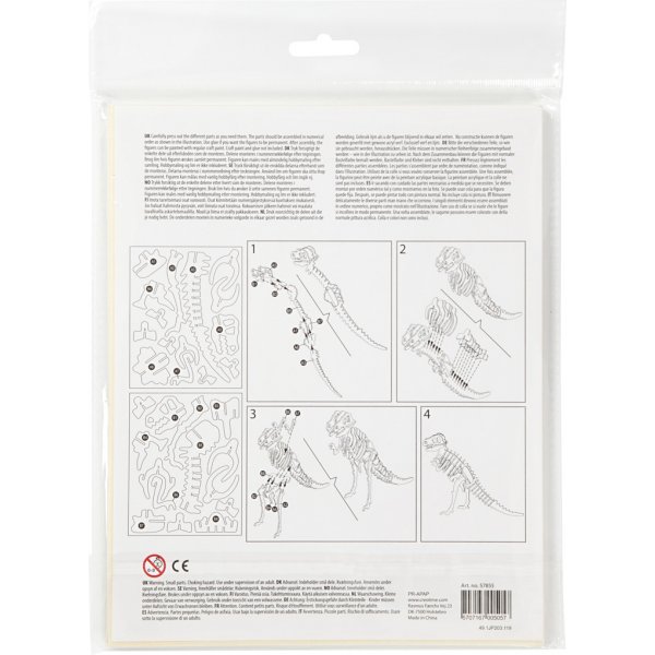 Figurine  construire 3D - Dinosaure