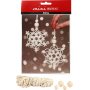 Mini Kit DIY - macram cristal de glace/flocon de neige