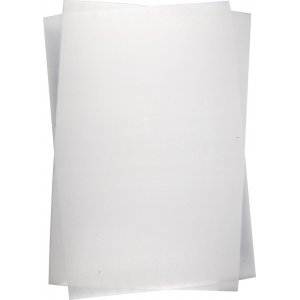 Feuilles plastiques rétractables - Transparent brillant - 10 feuilles Feuilles plastiques rétractables - Transparent brillant - 10 feuilles
