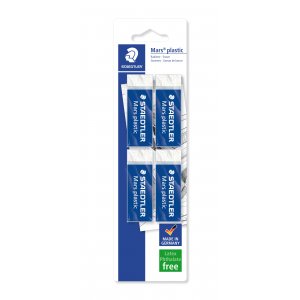 Gomme Mars Plastique - paquet de 4 Gomme Mars Plastique - paquet de 4