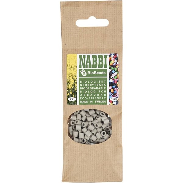 NABBI BioBeads - gris - moyen - 1000 pcs NABBI BioBeads - gris - moyen - 1000 pcs