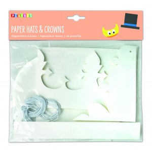Chapeaux et couronnes en papier - 16 pcs Chapeaux et couronnes en papier - 16 pcs