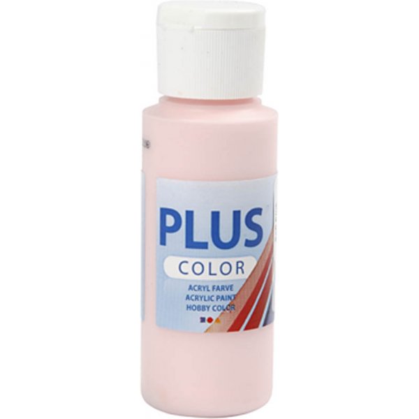 Peinture Plus Color Hobby - rose tendre - 60 ml Peinture Plus Color Hobby - rose tendre - 60 ml
