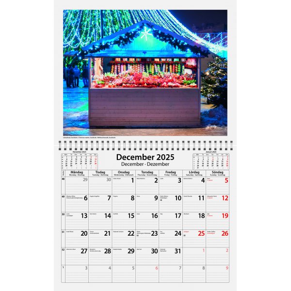 Calendrier mural - Sude - Almanacksfrlaget