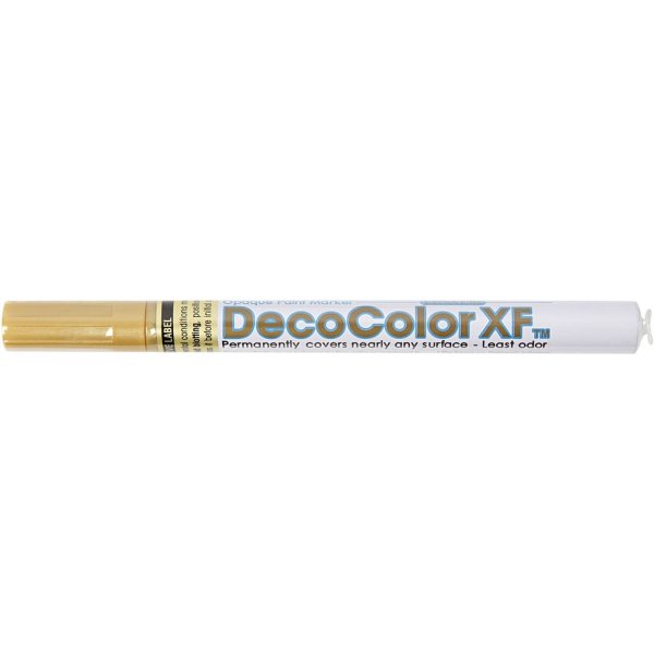 Stylo marqueur dcoratif - or - 0,8