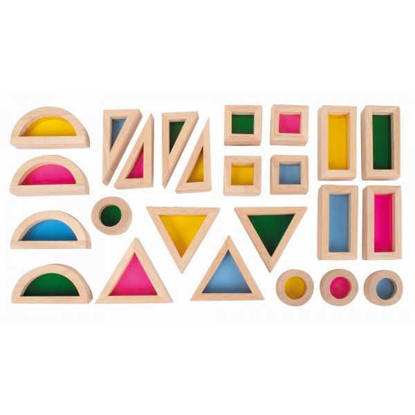 Blocs de construction sensoriels de diffrentes formes 24 pcs