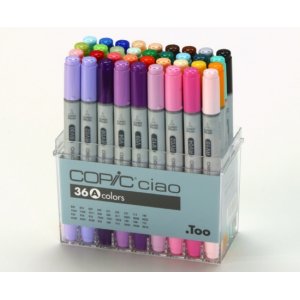 Coffret Copic Ciao - 36 stylos - Coffret A Coffret Copic Ciao - 36 stylos - Coffret A