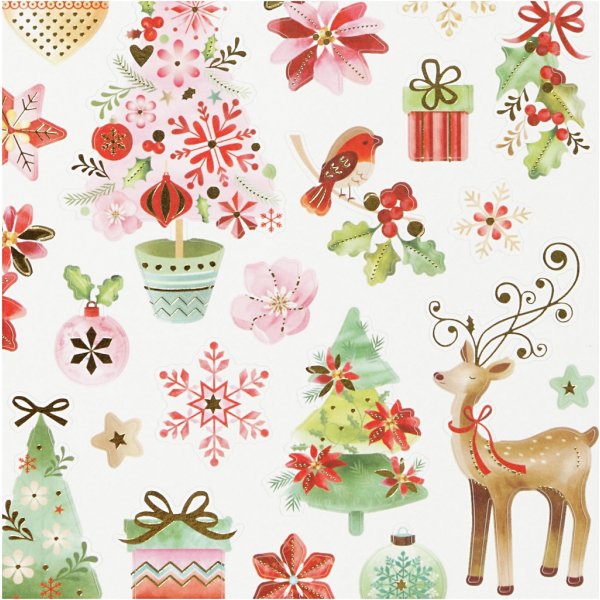 Autocollants - Nol romantique