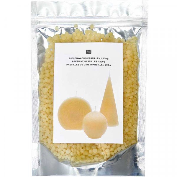 Granuls de cire d'abeille Pastilles de cire d'abeille RICO Design, 200g