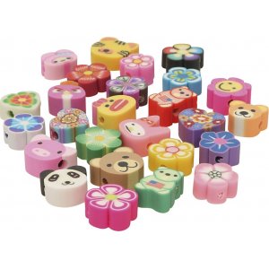 Perles d'animaux et de fleurs - 200 pcs Perles d'animaux et de fleurs - 200 pcs
