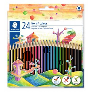 Crayons de couleur Noris - 24 crayons Crayons de couleur Noris - 24 crayons