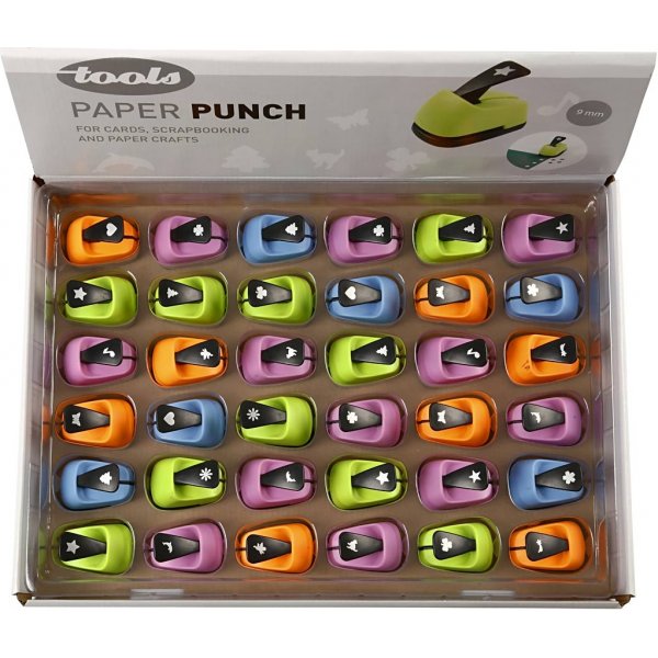 Poinçons - toute l'année - Le contenu peut varier - 36 pcs Poinçons - toute l'année - Le contenu peut varier - 36 pcs