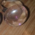Image client Boules de verre scintillantes 18 - 20 mm - améthyste 100 g / 20 pcs.