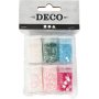 Paillettes et paillettes - couleurs pastel - 6 x 5 g